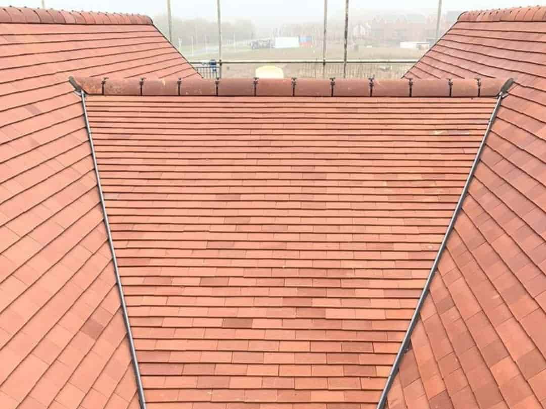This is a photo of a new build roof installation carried out in Nuneaton. Works have been carried out by Nuneaton Roofing Company